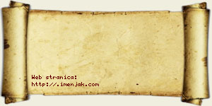 Dina Bjelonić vizit kartica